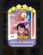 Monopoly GO Zestaw Set 19 Naklejka Karta 6* Nigdy nie zapomnę 