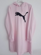 Pudrowa różowa bluza sukienka Puma 
