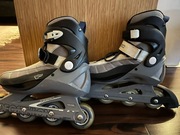 Rolki Decathlon, r. 39, mało używane, koła 76 mm