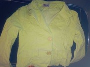 3szt: zielona kurtka sztruksowa, malinowe i granatowe jeansy 36