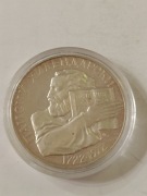 200 rocznica Paisi Hilendarski 1972r.5 lewa Bulgaria srebro 900.20,5g.36mm.