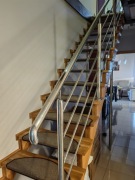 Balustrada jednostronna ze stali