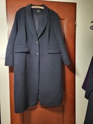 Płaszcz jesienno zimowy wełna klasyczny stylowy długi ciepły 48/50