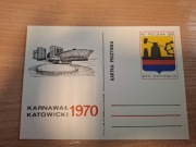 Kartka pocztowa Karnawał Katowicki 1970 Dni Katowic