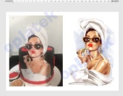 OPŁATEK NA TORT DLA KOBIETY