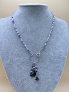 Naszyjnik z jaspisu i chalcedonu