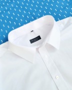 DUŻA - rozmiar 48 wizytowa męska koszula na spinki Eterna comfort fit
