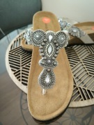 Sandały japonki klapki Okazja! Fausta Moretti platforma r. 41, Lato 2025