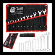 Zestaw kluczy płasko-oczkowych KRAFT&DELE, 12 elementów (KD10921)