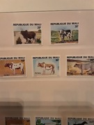 Mali  1981 Mi 837-41  krowa seria  idealna