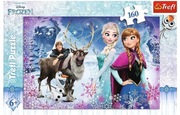 Puzzle Kraina Lodu 160 elementów 