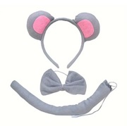 Strój przebranie kostium mysz Myszka uszy ogon rozmiar uniwersalny nowy