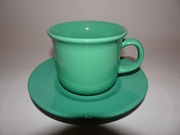 Tułowice, filiżanka ze spodkiem, porcelit, filiżanka prl, vintage