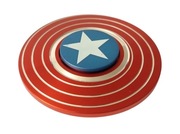 Fidget Spinner Kapitan Ameryka Metalowy Antystresowy 5.8 cm Jak Nowy