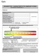 Świadectwa charakterystyki energetycznej budynków 