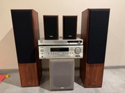 Zestaw audio Onkyo + Magnat – Amplituner, DVD, kolumny i subwoofer