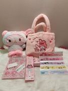 BOX  zestaw prezent , maskotka, długopisy,ołówki,6 elementów.