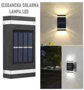 Wodoszczelna solarna lampa LED IP65 elegancka WYPRZEDAŻ