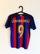 Koszulka dziecięca piłkarska Lewandowski FC Barcelona