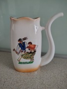 Pijałka kubek na wodę Tańce Polskie- Góralski Z. Stryjeńskiej. PRL