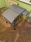 BIURKO KOMPUTEROWE SZARE