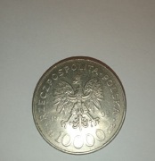 Moneta 10000zł z Władysławem 3
