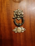 Kołatka do drzwi mosiężna