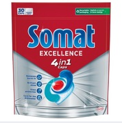 TABLETKI DO ZMYWARKI SOMAT EXCELLENCE 4 IN 1 EXTRA 2x30 SZTUK ZMYWAŃ