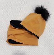 Czapka i komin zimowy komplet 