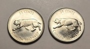 2x 25 cents, CANADA, 1867-1967, Srebro