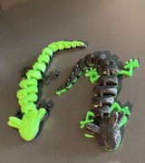 Axolot jaszczurka ruchoma