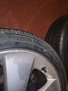 Felgi R17 Toyota Prius 30 srebrne razem z oponami całorocznymi oponę nowe.