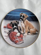 Talerz kolekcjonerski psy Jim Lamb talerz porcelanowy