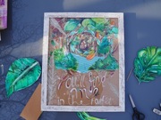 Ilustracja kolaż " I am home"