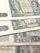 3 x20 zł 1940,2x50zł 1941