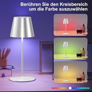 Bezprzewodowa lampa LED dotykowa ściemniana MALUX Kolory