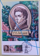 GEORG HEINRICH von Langsdorff.Rosyjski odkrywca. Pocztowka bez opisu 