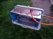 Przenośny grill gazowy turystyczny Grill kempinowy