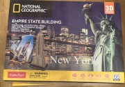 CUBIC FUN PUZZLE 3D National Geographic Nowy York Empire State Building