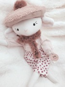 Lalka Owieczka 38 cm prezent eko zabawka szmacianka przytulanka