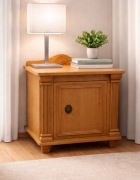 Szafka nocna drewniana – klasyczna | 2 sztuki dostępne