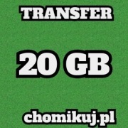 TRANSFER CHOMIKUJ 20 GB BEZTERMINOWO