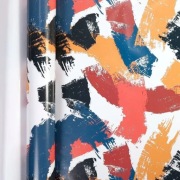 Papier do pakowania prezentów – kolorowe plamy, 70x100 cm.