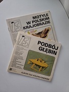 Stare kultowe albumy dla kolekcjonerów Ilustracje Samoprzylepne PRL lata 80