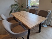 Nowy! Stół dębowy 140x80x4 cm. 