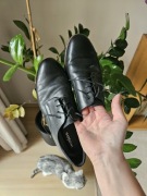 Oxfordki Wojas półbuty czarne rozmiar 39 ze skóry