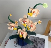 Kwiat storczyk klocki