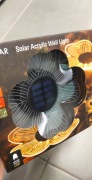 Solarna lampa ścienna/ogrodowa 2w1 kwiat akrylowy – ciepłe białe LED