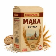 Mąka żytnia typ 720 młyn Szczepanki 1kg na chleb i zakwas