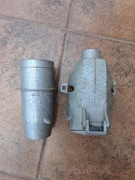 NOWE Gniazdo siłowe 32A aluminiowe + wtyczka siłowa 32A PRL 